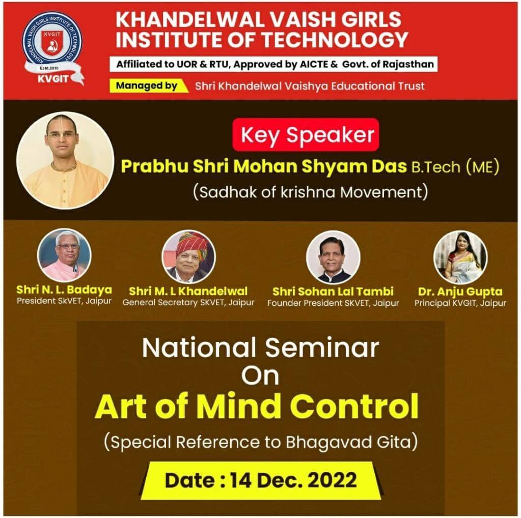 National Seminar on Art of Mind Control